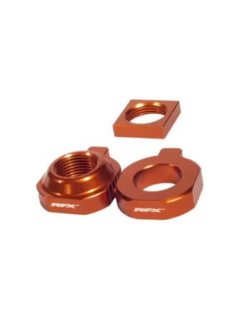 Блок втулка за задна ос RFX Pro 2 Rear Axle Adjuster Blocks - Orange KTM 85 SX