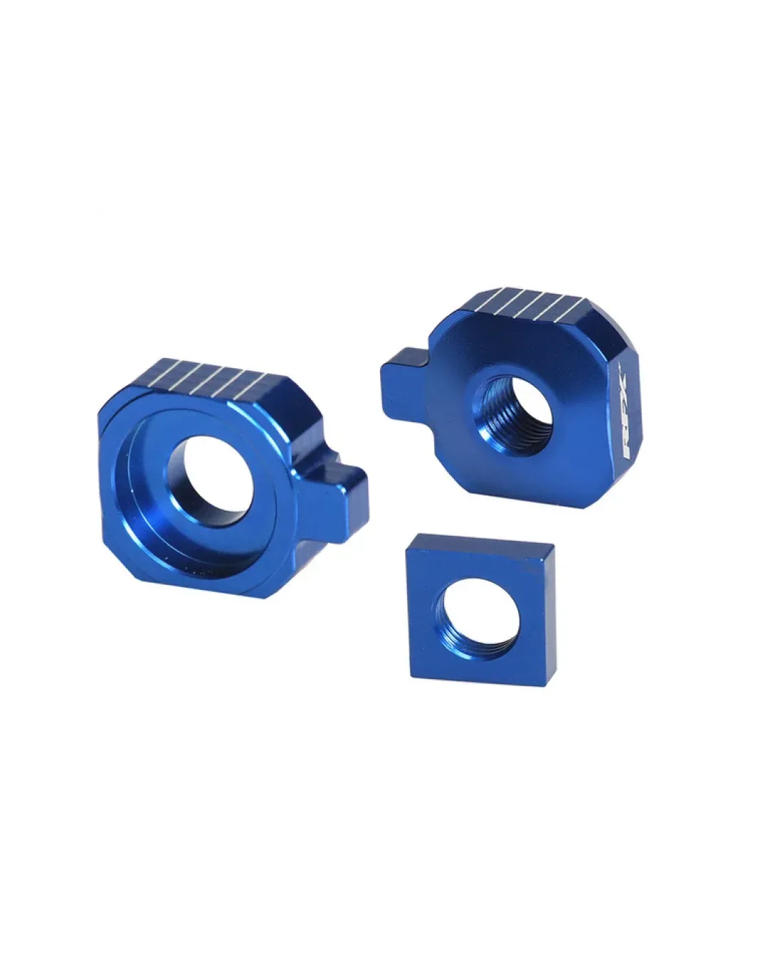 Блок втулка за задна ос RFX Pro Rear Axle Adjuster Blocks (Blue) - Husqvarna TC65 17-24
