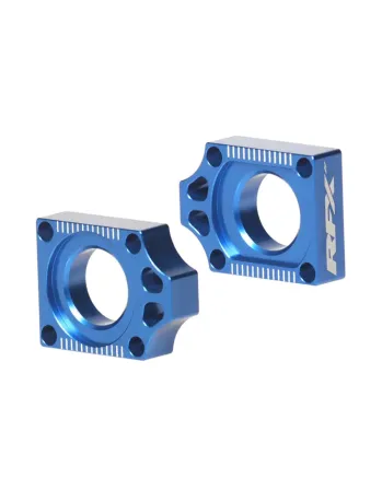 Блок втулка за задна ос RFX Pro Rear Axle Adjuster Blocks (Blue) YZ 125/250 02-08 YZF 250/450 02-08