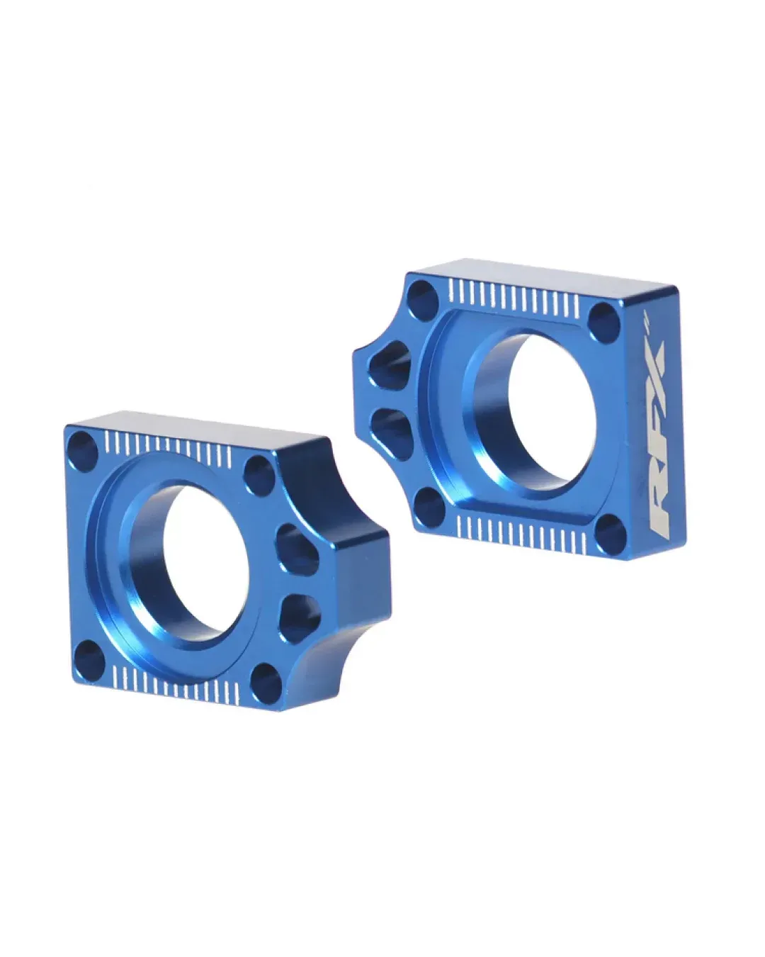Блок втулка за задна ос RFX Pro Rear Axle Adjuster Blocks - Blue YZ 250F 14-24 / YZ 450F 14-21