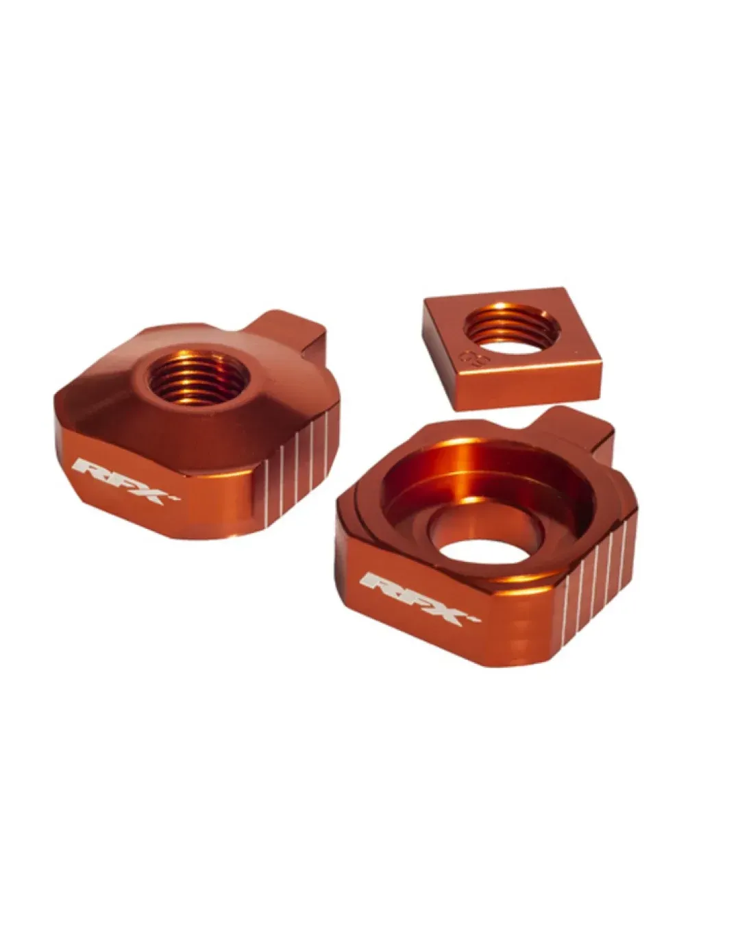 Блок втулка за задна ос RFX Pro Rear Axle Adjuster Blocks - Orange KTM 65SX 16-25