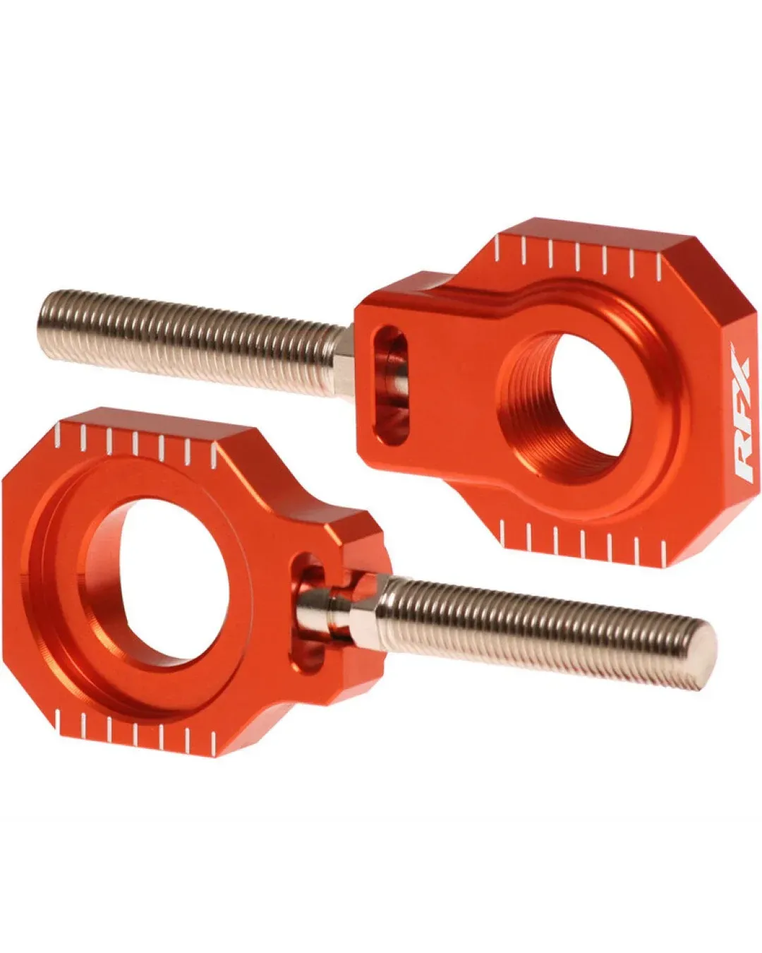 Блок втулка за задна ос RFX Pro Rear Axle Adjuster Blocks - Orange KTM/HUSQ/GASGAS 50