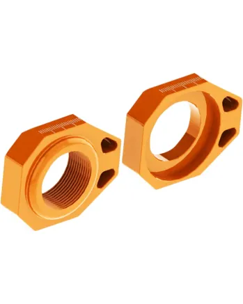 Блок втулка за задна ос SCAR Axle Blocks KTM SX 125/250 13-22 / SXF 250/350/450 13-22 ORANGE