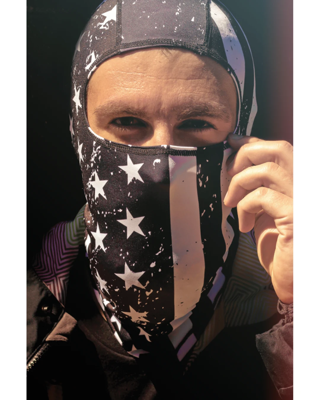 Боне  ZANheadgear BK/WH FLAG