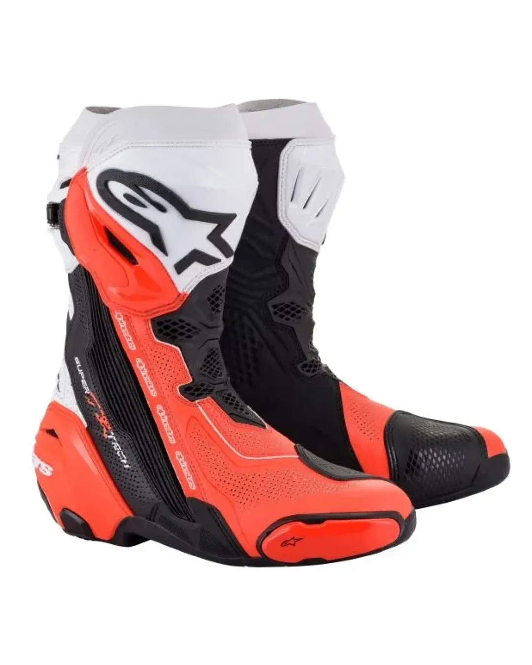 Ботуши ALPINESTARS SUPERTECH R VENTED BK/WHT/RED FLUO