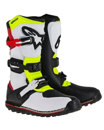 Ботуши ALPINESTARS TECH-T White/Red/Fluo yellow/Black