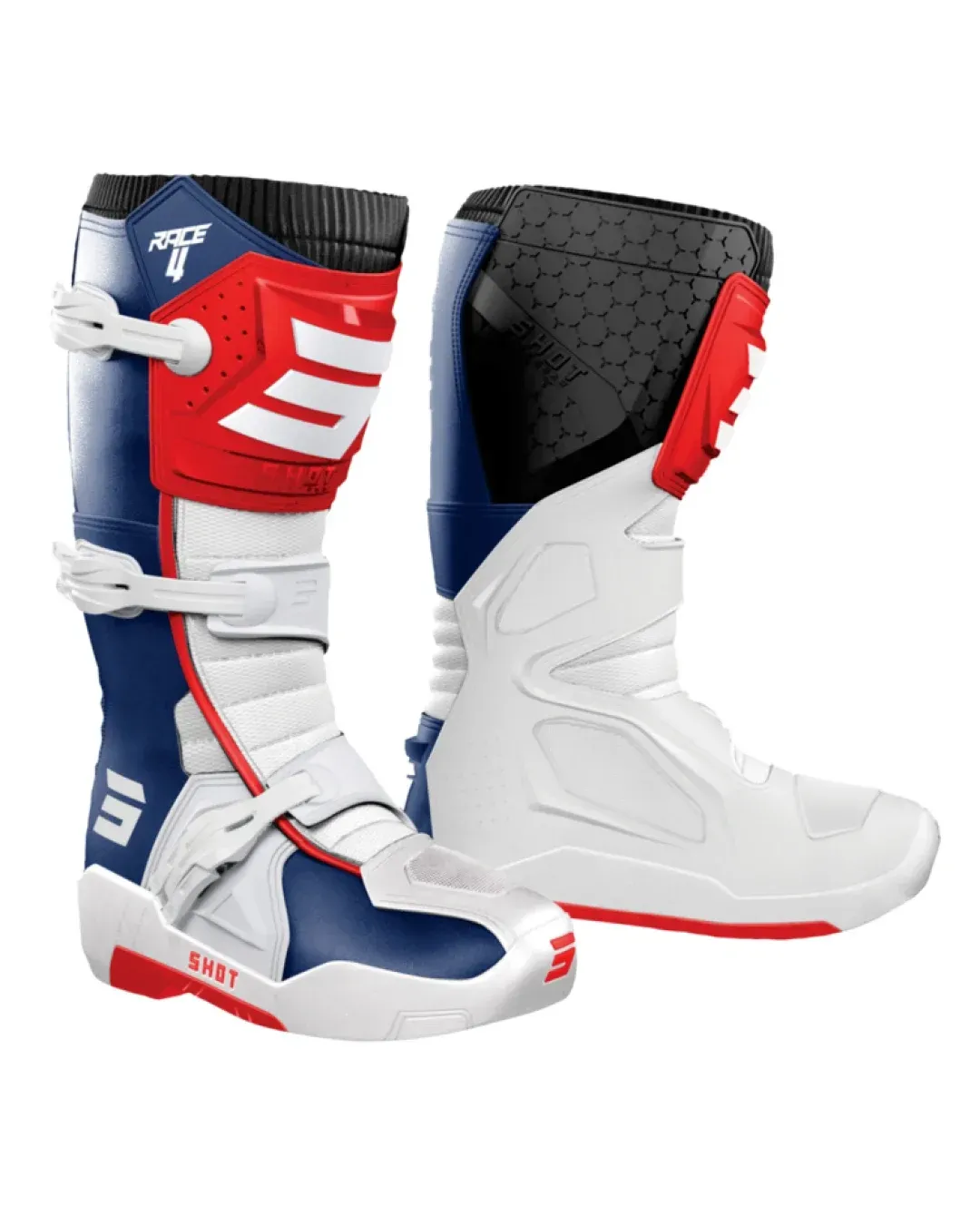 Ботуши SHOT Race 4 Blue/Red/White