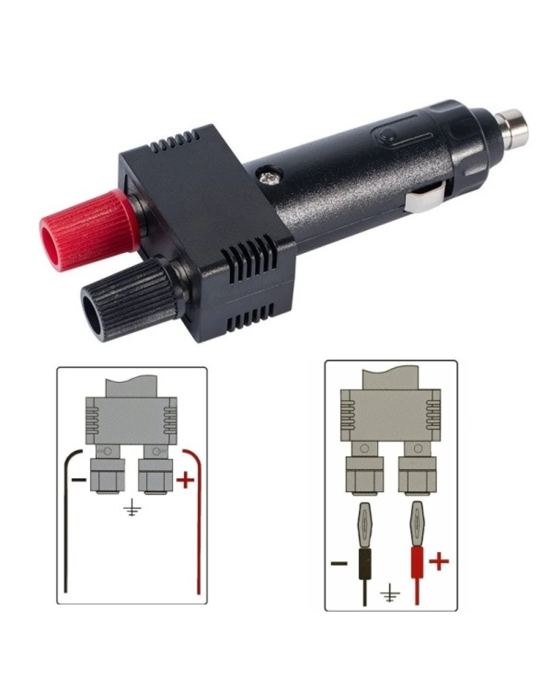 Букса за запалка с бързи конектори бърза връзка 12V