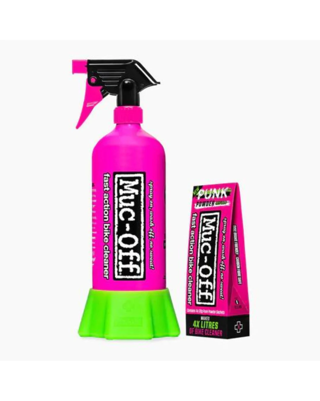 Бутилка за многократна употреба и почистващ препарат Muc-Off -4 Pack