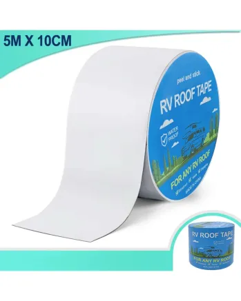 Бутилова Тиксо водоустойчиво за изолация за Покриви - 10см х 5м - RV ROOF TAPE