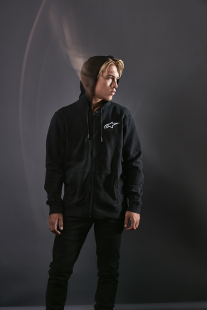 Мото суитшърт ALPINESTARS Ageless Chest Hoodie BLACK