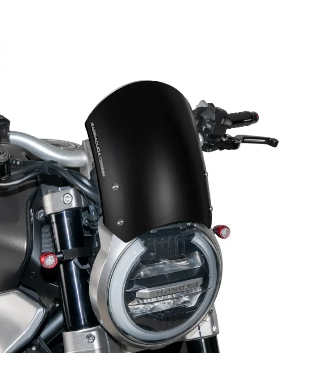 Черна спортна слюда BARRACUDA AEROSPORT от алуминий Honda CB 1000R (18-20) CB 650R (19-20)