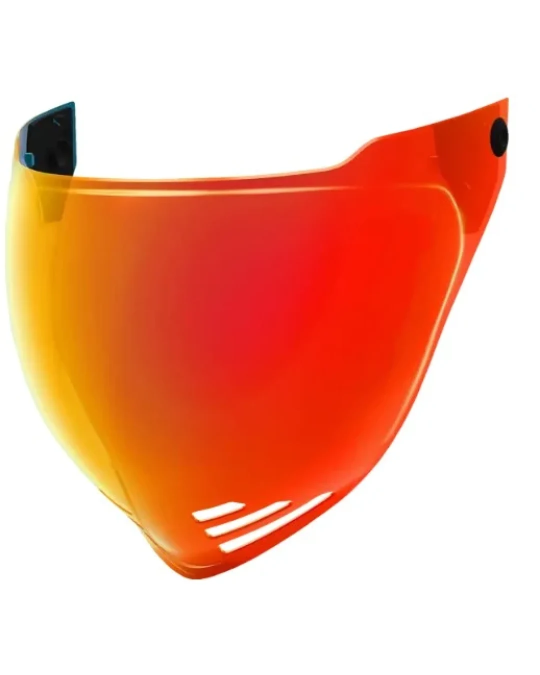 Червен иридиев визьор за каска ICON DOMAIN CALYPSO RED