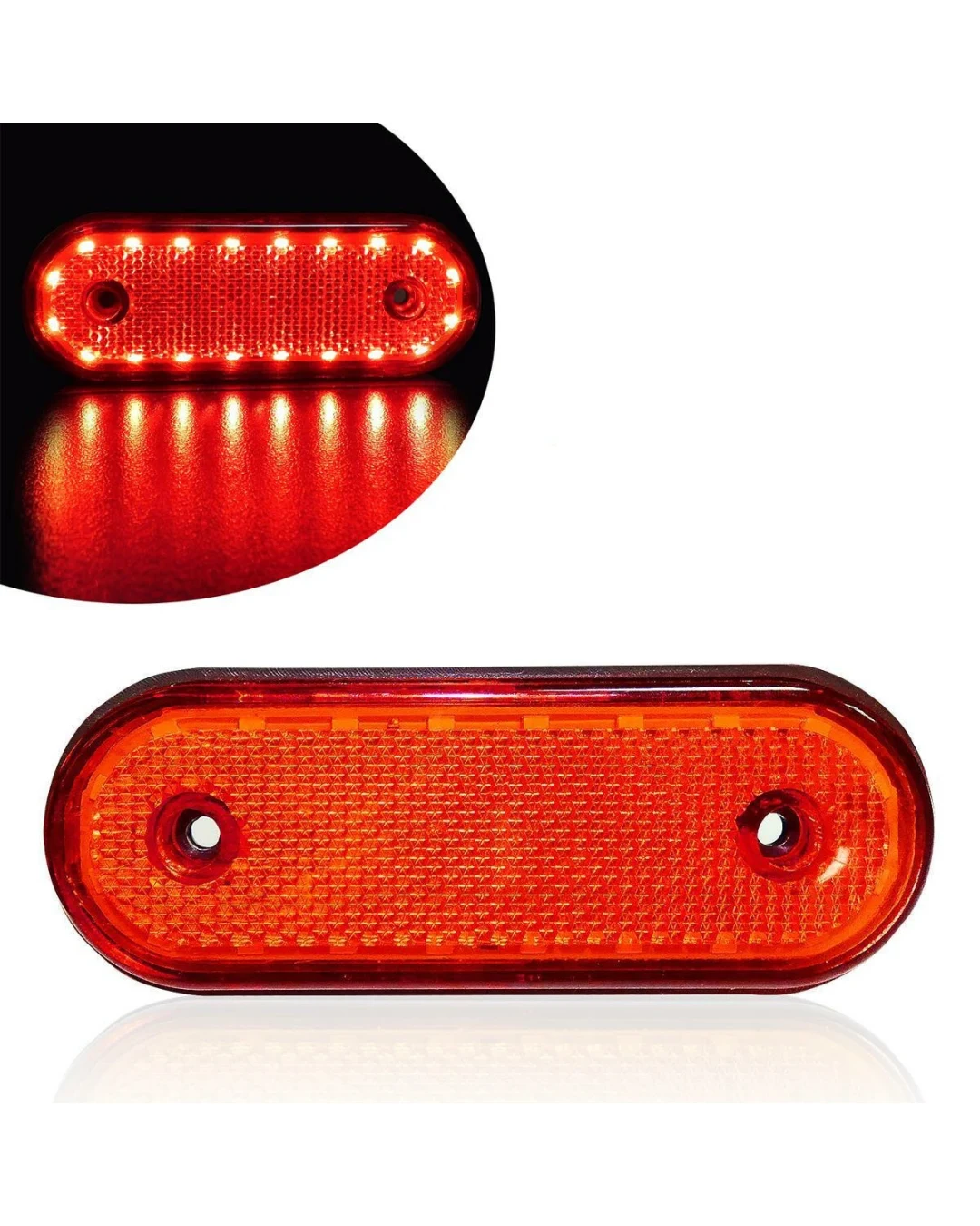 Червен LED Габарит, 20 Диода - 12V