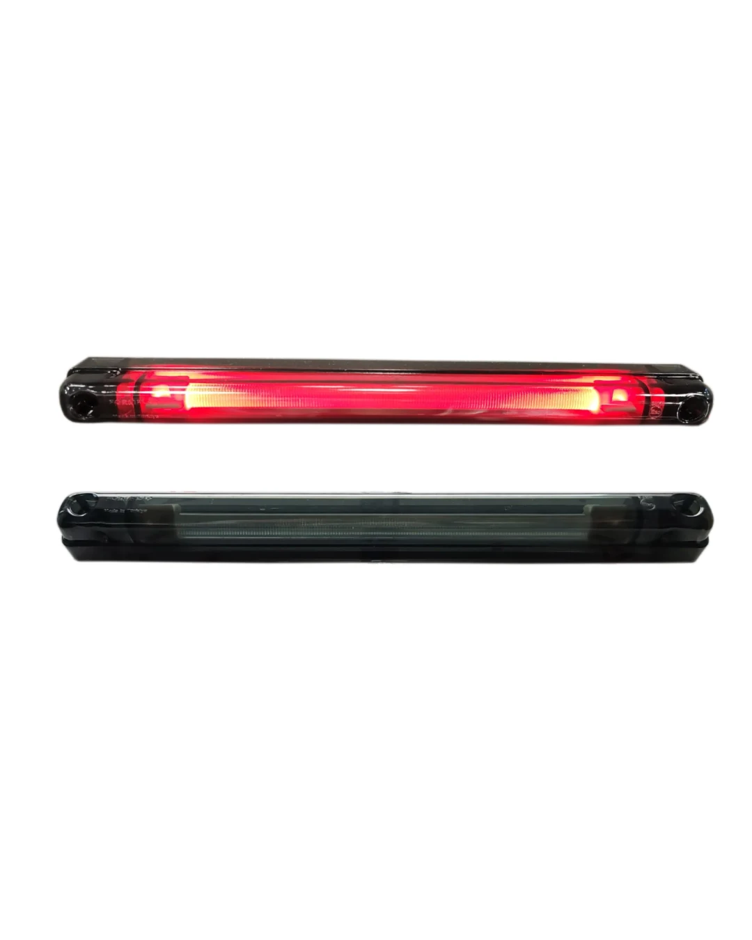 Червен LED габарит/контурна светлина – Опушен 6 Диода 24V 240 mm