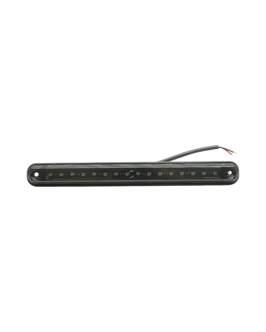 Червен LED Габарит / Маркер - Опушен 16 диода 12V-24V 235mm