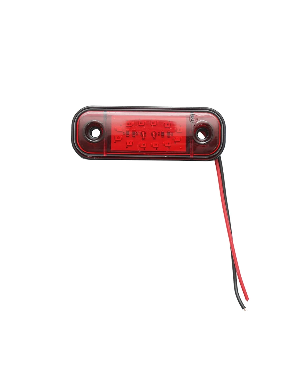 Червена LED Габаритна светлина / маркер - 12 диода 12V-24V