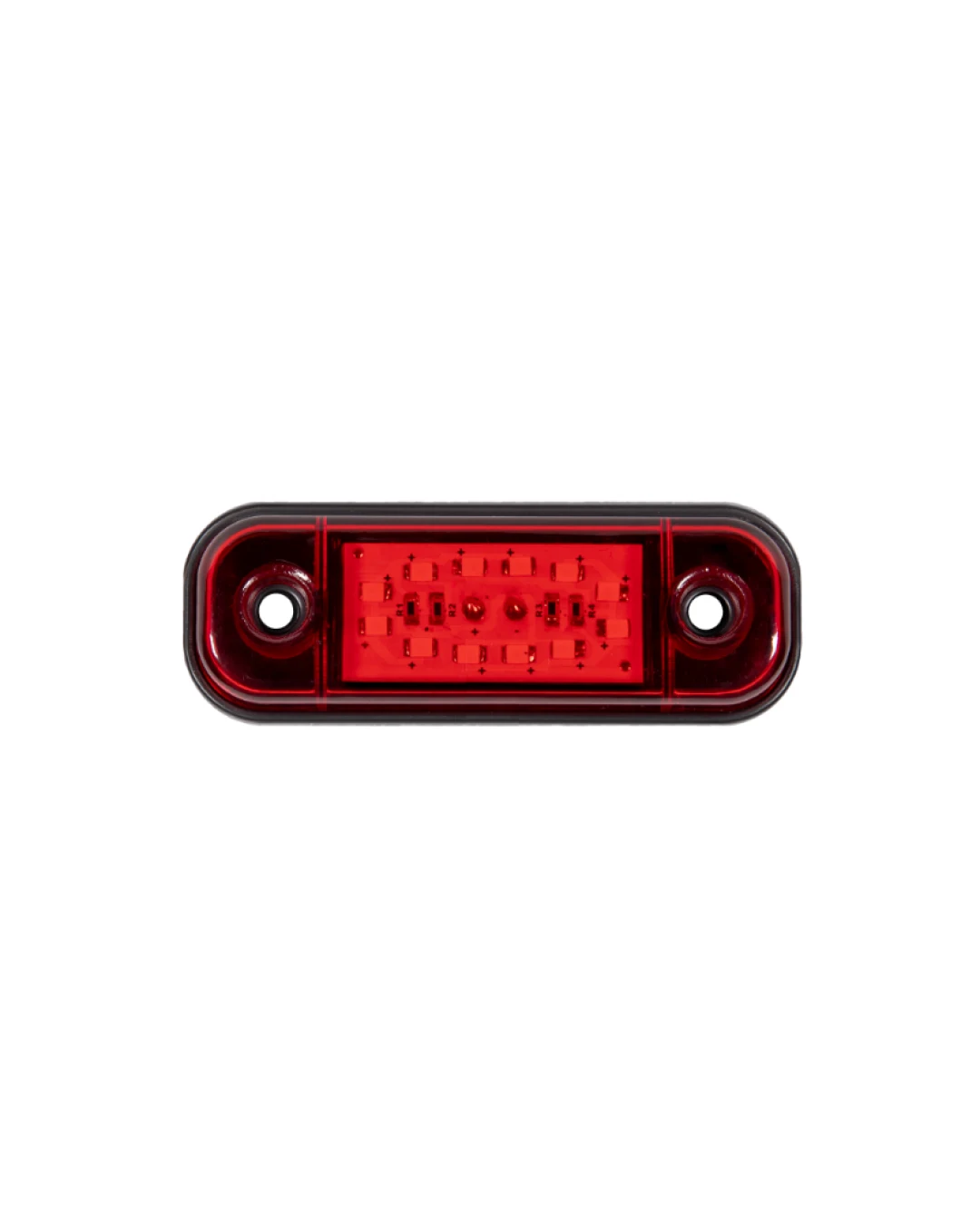 Червена LED Габаритна светлина / маркер - 12 диода 12V-24V