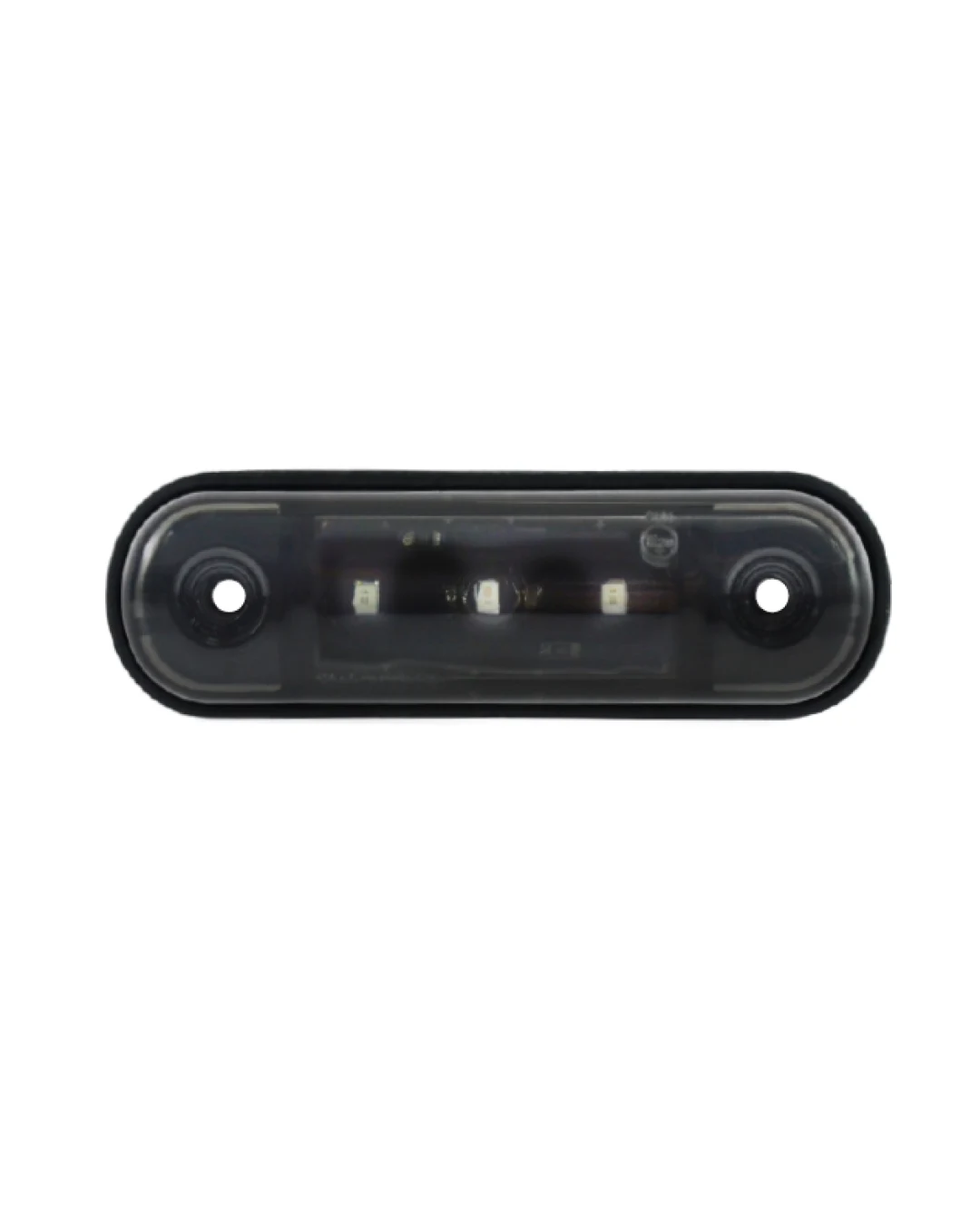 Червена LED Габаритна светлина / Маркер - Опушен 3 диода 12V-24V