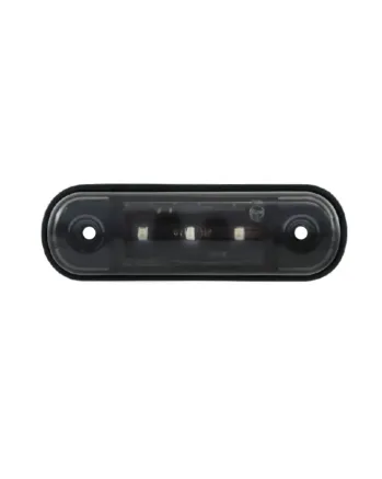 Червена LED Габаритна светлина / Маркер - Опушен 3 диода 12V-24V