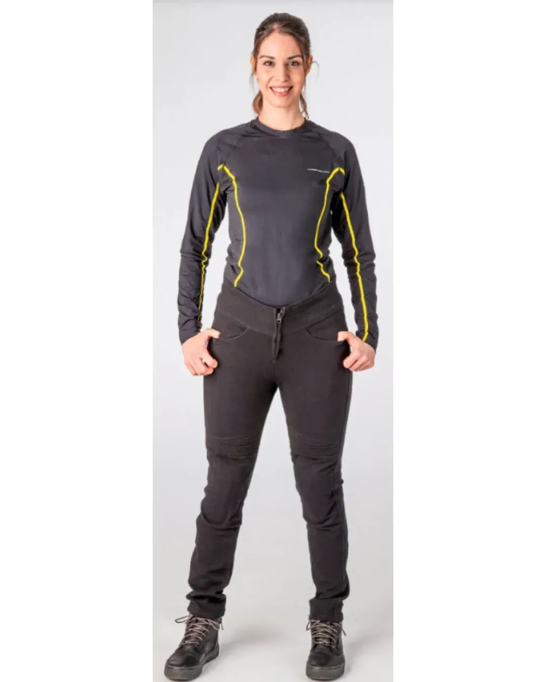 Дамкси мото дънки Lindstrands Legging Alva Black