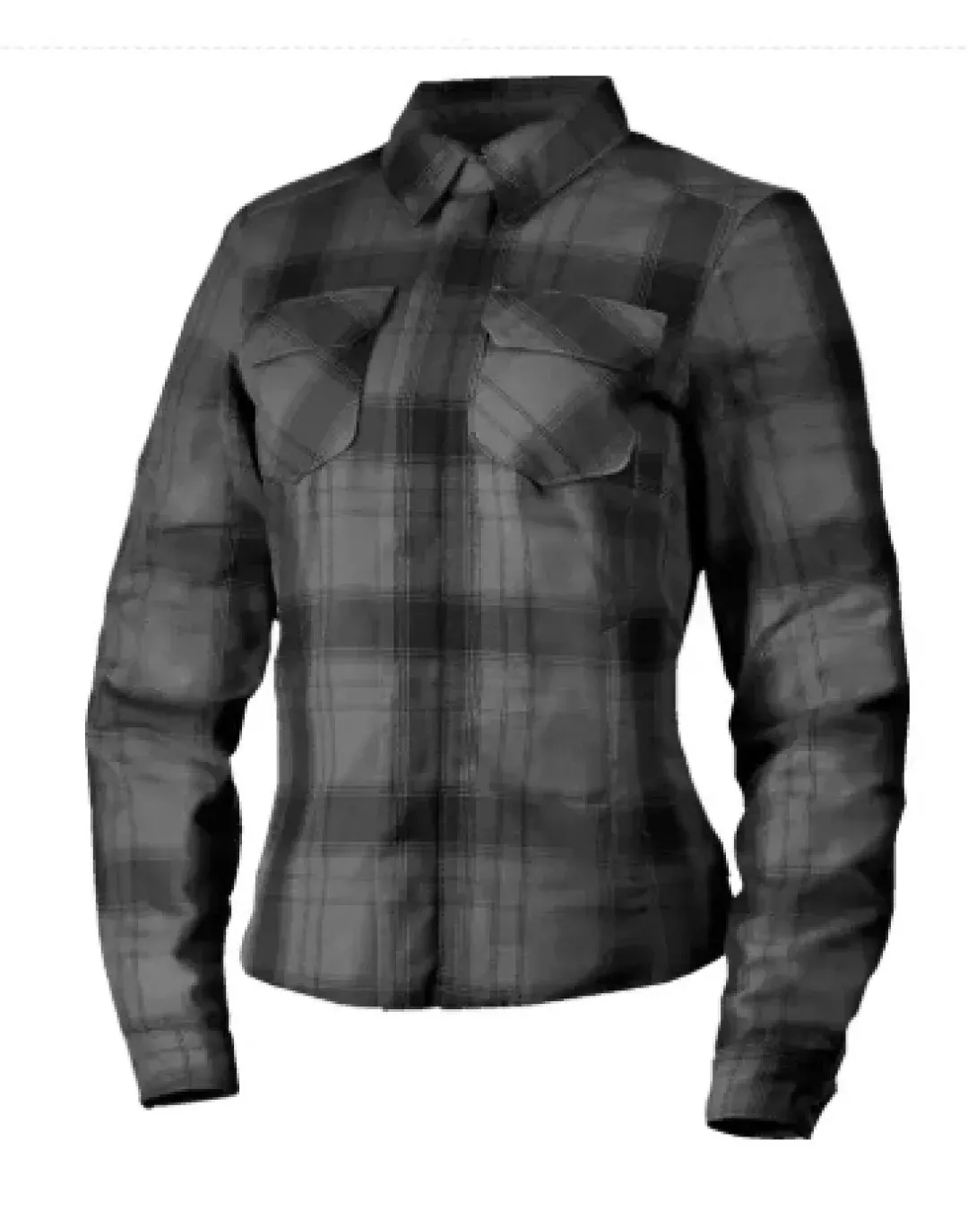 Дамска мото риза ICON Fallblock Flannel Black