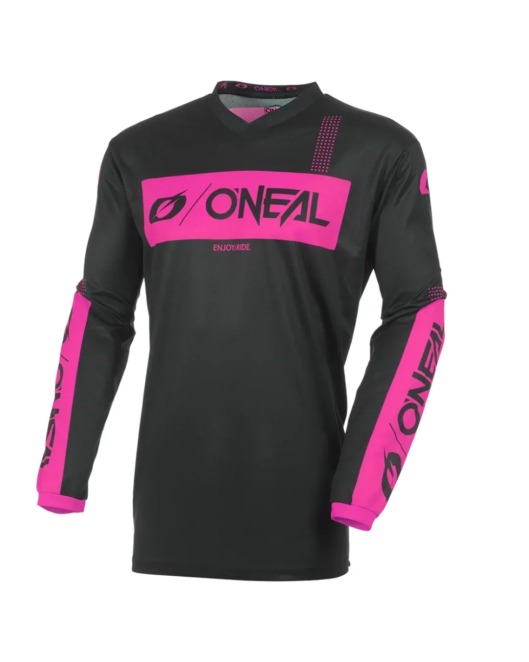 Дамска мотокрос блуза O`NEAL ELEMENT RACEWEAR BLACK/PINK V.27