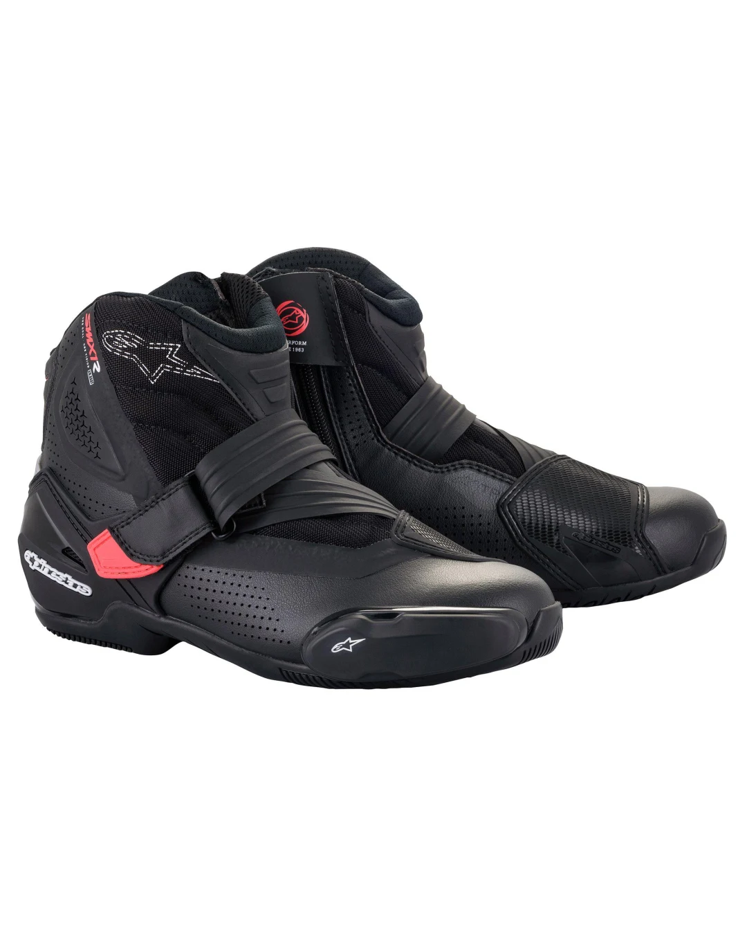 Дамски боти ALPINESTARS STELLA SMX-1 R V2 VENTED BLACK/RED