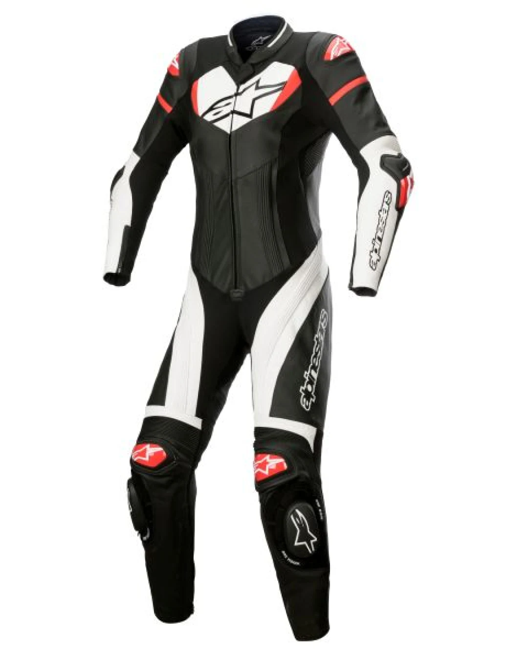 Дамски кожен екип ALPINESTARS STELLA GP PLUS 1PC BLACK/RED/WHITE