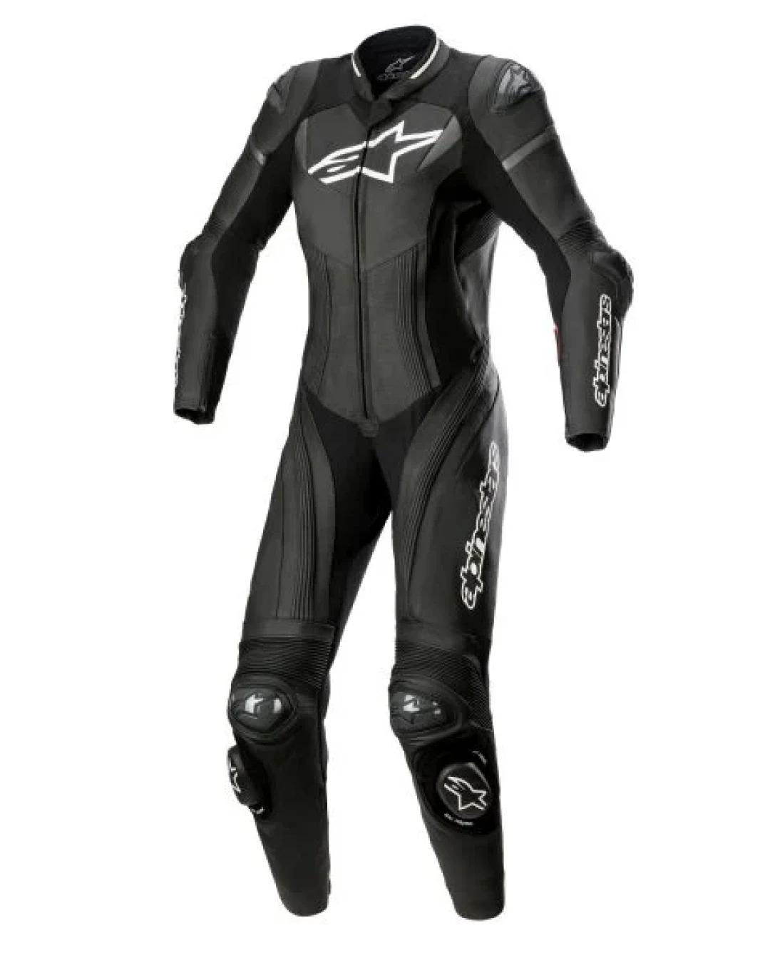Дамски кожен екип ALPINESTARS STELLA GP PLUS BLACK/GREY/WHITE