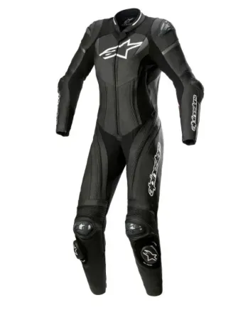 Дамски кожен екип ALPINESTARS STELLA GP PLUS BLACK/GREY/WHITE