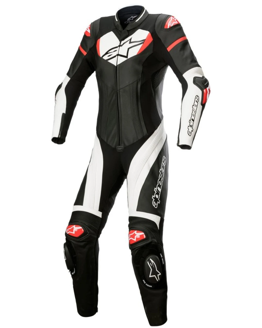 Дамски кожен екип ALPINESTARS Tech Air GP Plus Black/White/Red