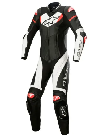 Дамски кожен екип ALPINESTARS Tech Air GP Plus Black/White/Red