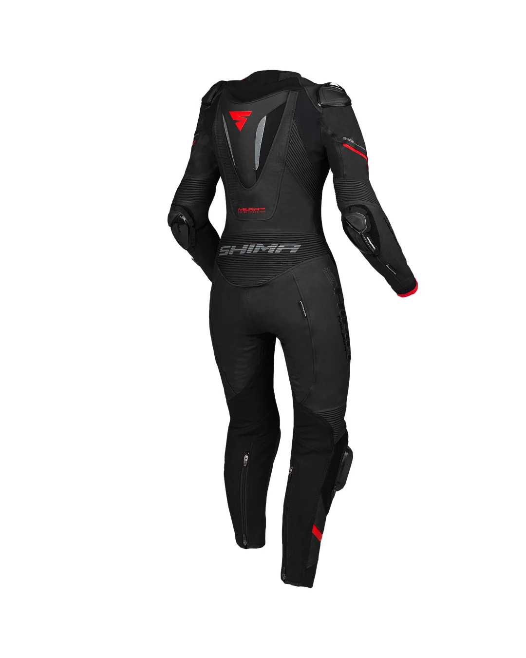 Дамски кожен екип SHIMA MIURA RS BLACK/RED