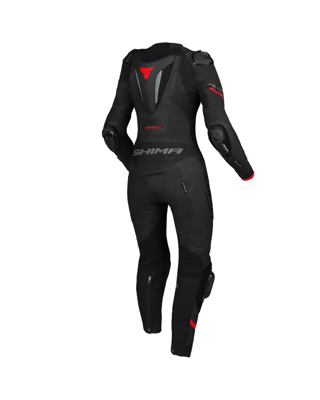 Дамски кожен екип SHIMA MIURA RS BLACK/RED