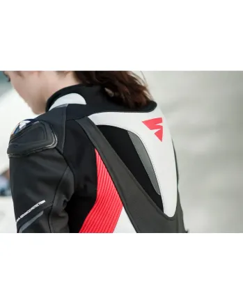 Дамски кожен екип SHIMA MIURA RS BLACK/RED