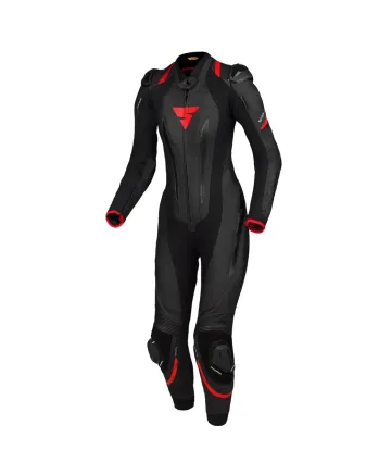 Дамски кожен екип SHIMA MIURA RS BLACK/RED