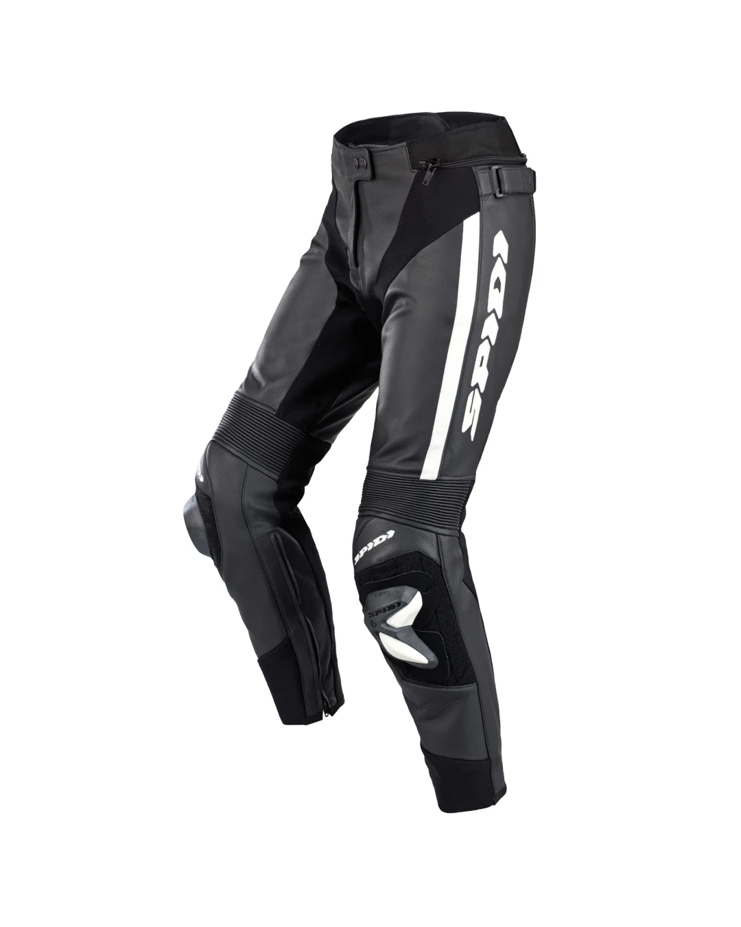 Дамски кожен мото панталон SPIDI  RR PRO 2 Black/White