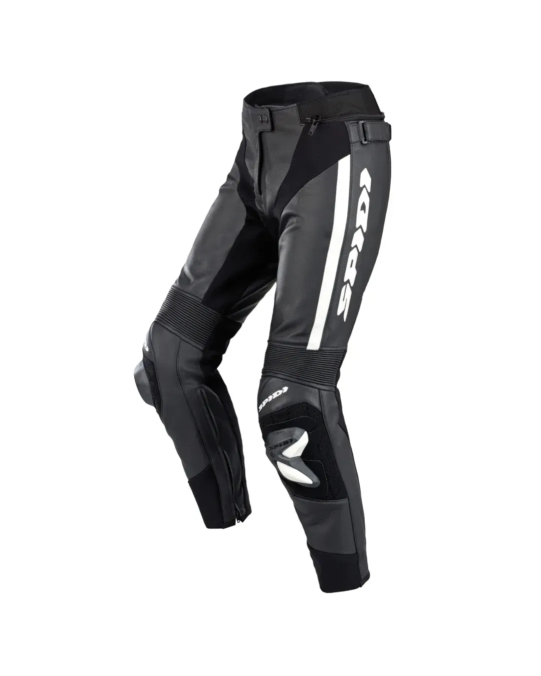 Дамски кожен мото панталон SPIDI  RR PRO 2 Black/White