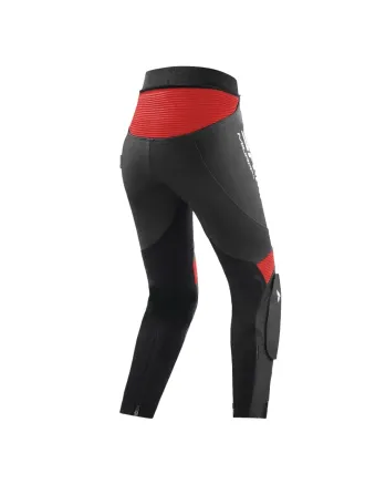 Дамски кожен панталон SHIMA MIURA 2.0 BLACK/RED