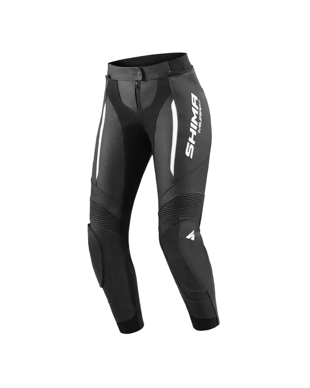 Дамски кожен панталон SHIMA MIURA 2.0 BLACK/WHITE