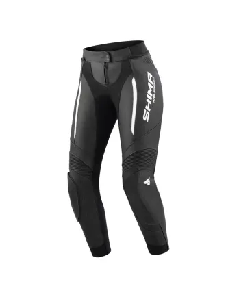 Дамски кожен панталон SHIMA MIURA 2.0 BLACK/WHITE