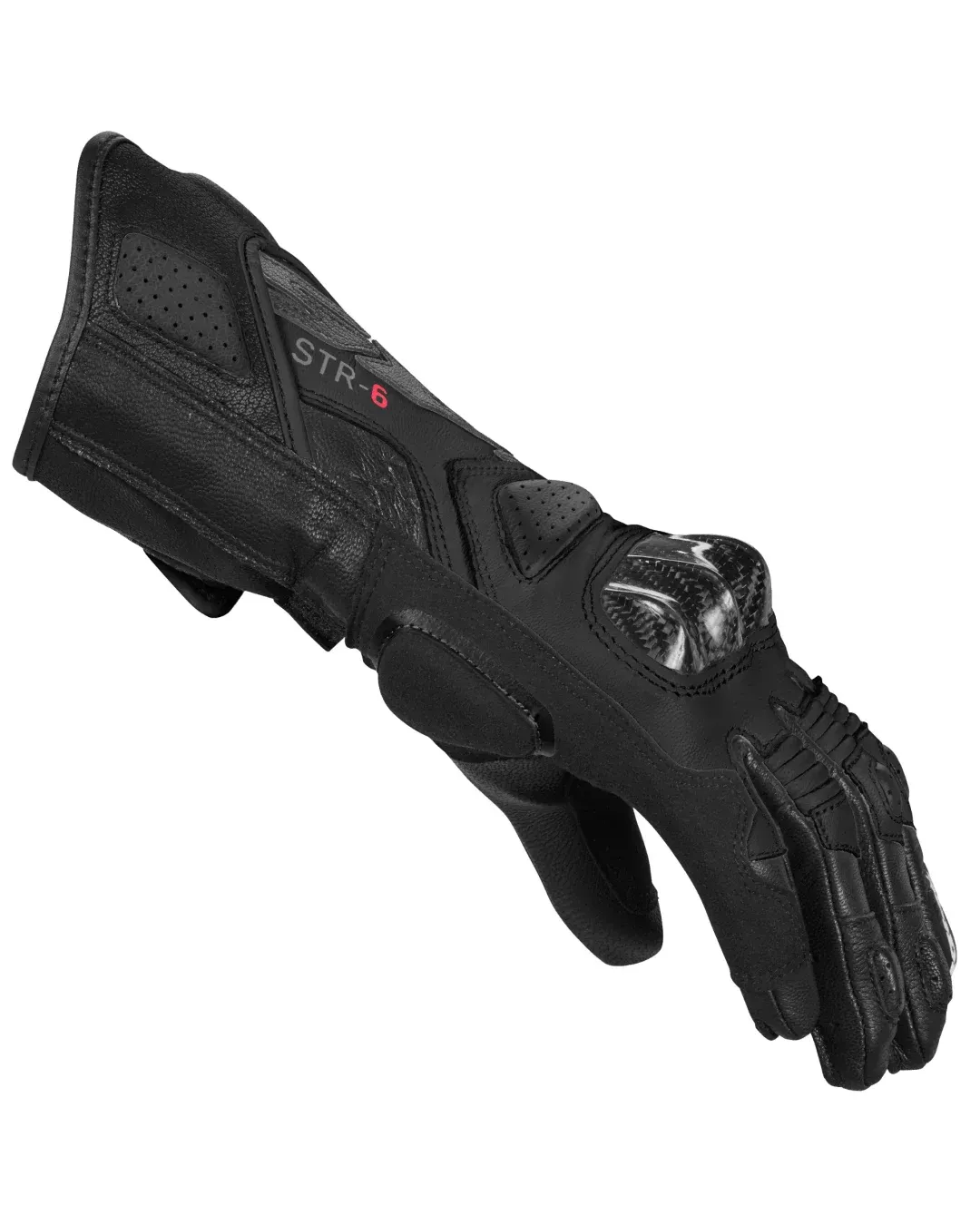 Дамски кожени мото ръкавици SPIDI STR-6 Black