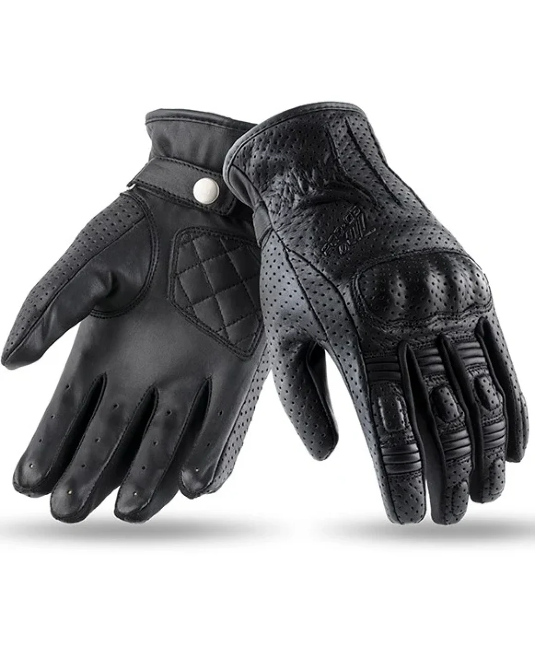 Дамски кожени ръкавици 70 DEGREES SUMMER URBAN BLACK