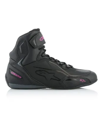 Дамски мото боти ALPINESTARS STELLA FASTER-3 BLACK/FUCHSIA