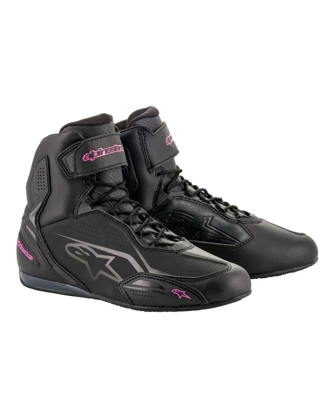 Дамски мото боти ALPINESTARS STELLA FASTER-3 BLACK/FUCHSIA