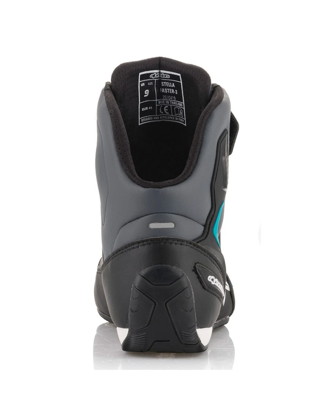 Дамски мото боти ALPINESTARS STELLA FASTER-3 BLACK/GRAY/OCEAN