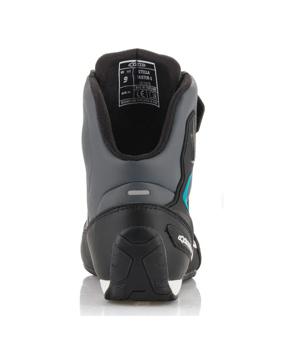 Дамски мото боти ALPINESTARS STELLA FASTER-3 BLACK/GRAY/OCEAN