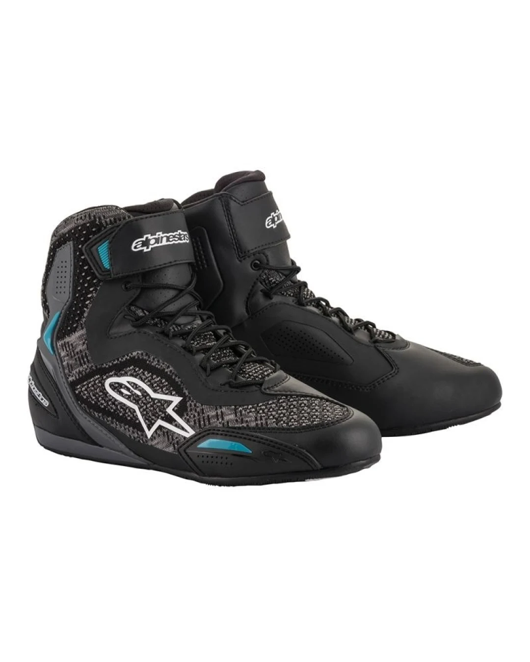 Дамски мото боти ALPINESTARS STELLA FASTER-3 RIDEKNIT BLACK/TEAL