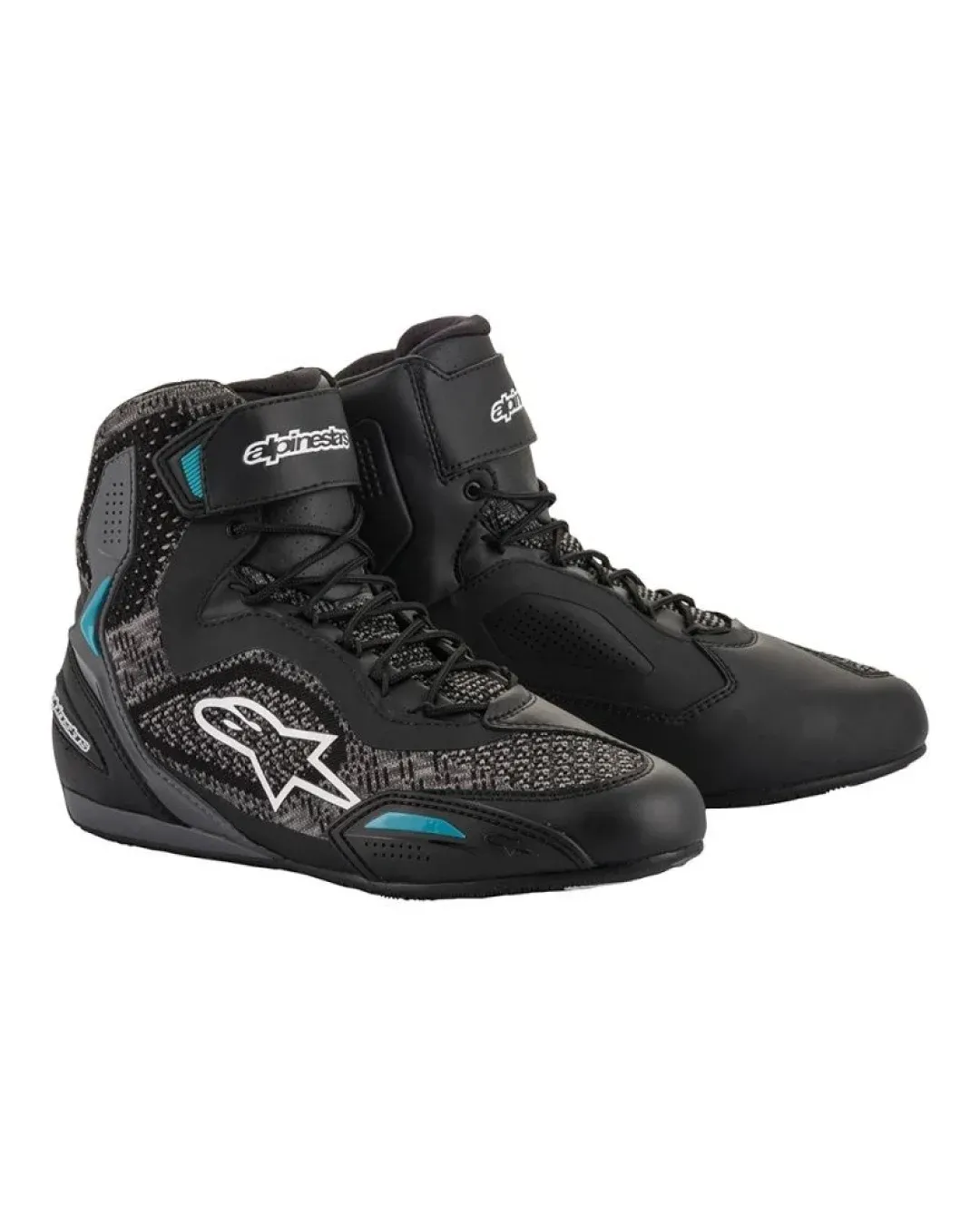 Дамски мото боти ALPINESTARS STELLA FASTER-3 RIDEKNIT BLACK/TEAL